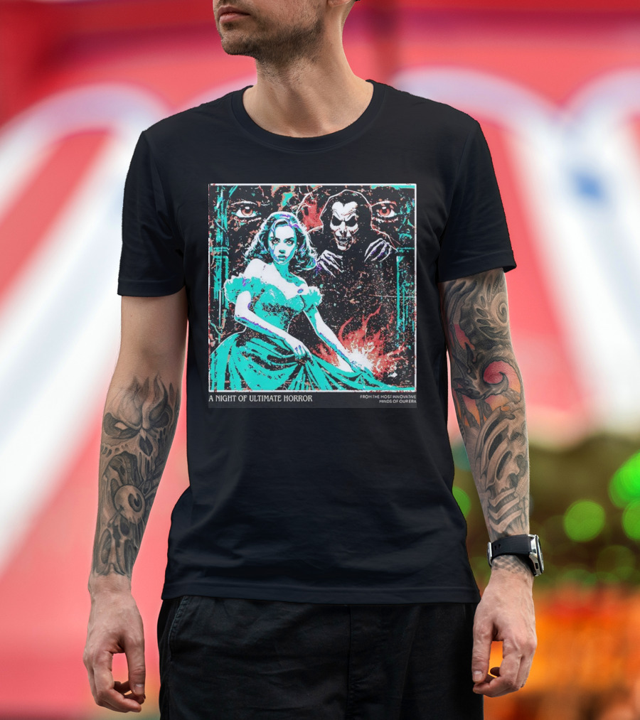 A Night of Ultimate Horror From the Most Innovative Minds of Guerra T-Shirt