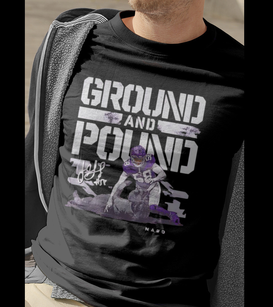 Ground And Pound Jonathan Greenard Minnesota Vikings NFL Vintage Football T-Shirt