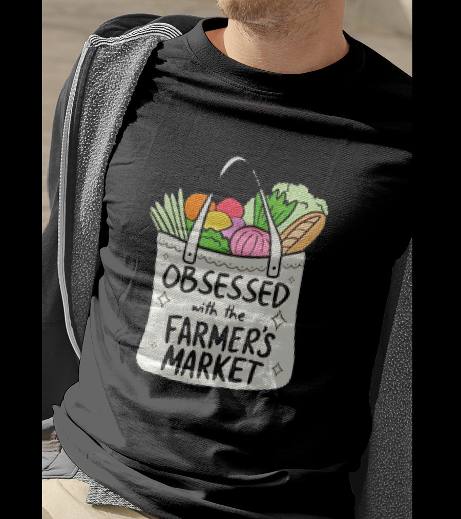 Obsessed With The Farmer’s Market Vegetables Tote Bag T-Shirt