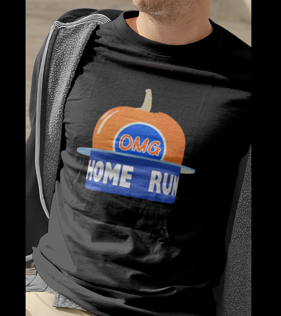 Playoff Pumpkin OMG Home Run New York T-Shirt