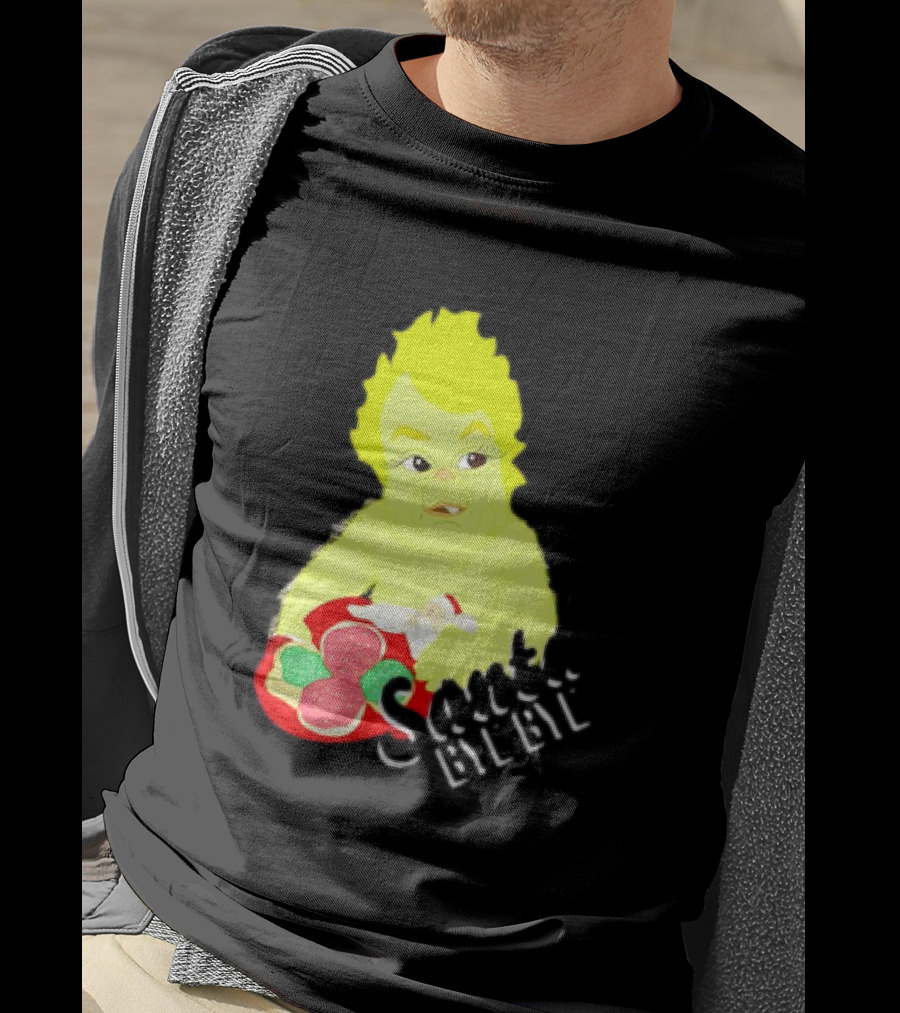Retro Baby Grinch Santa Bye Bye T-Shirt