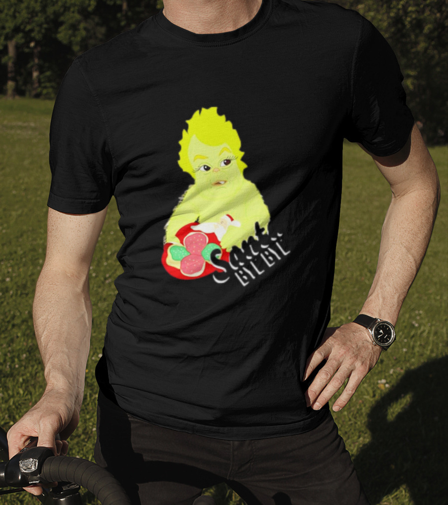 Retro Baby Grinch Santa Bye Bye T-Shirt