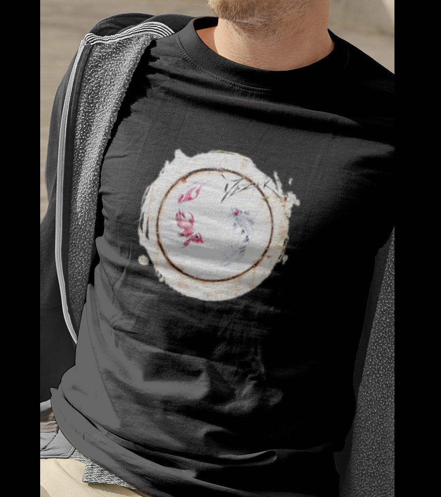 Mezak Harmony Koi Yin Yang Retro T-Shirt