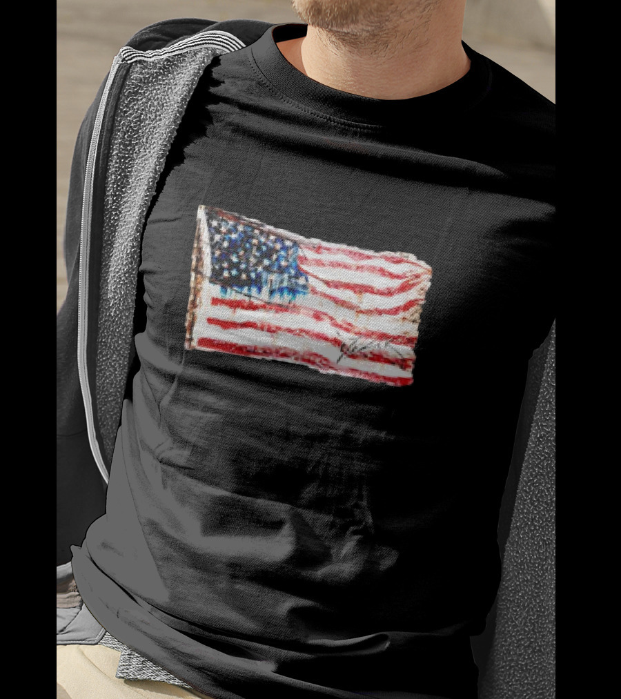Mezak Art Old Glory US Flag Classic American T-Shirt