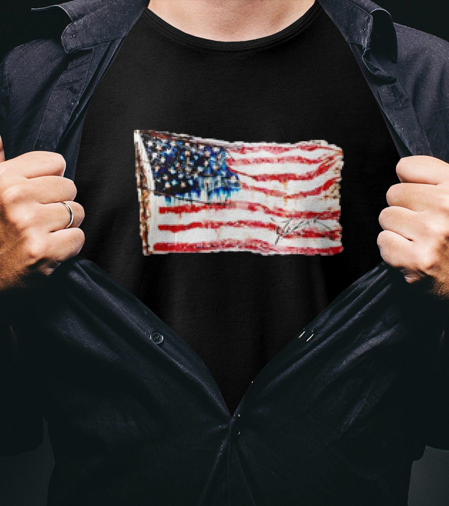 Mezak Art Old Glory US Flag Classic American T-Shirt