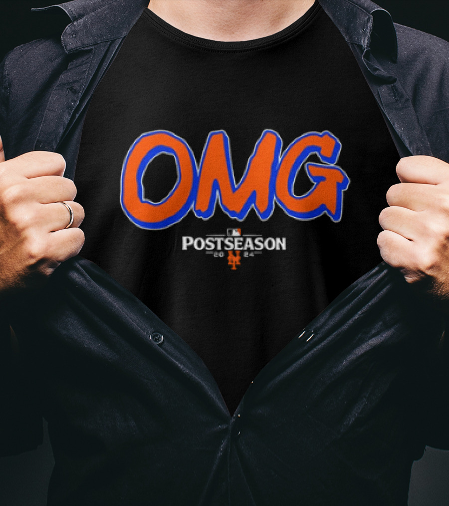 New York Mets OMG MLB Postseason T-Shirt