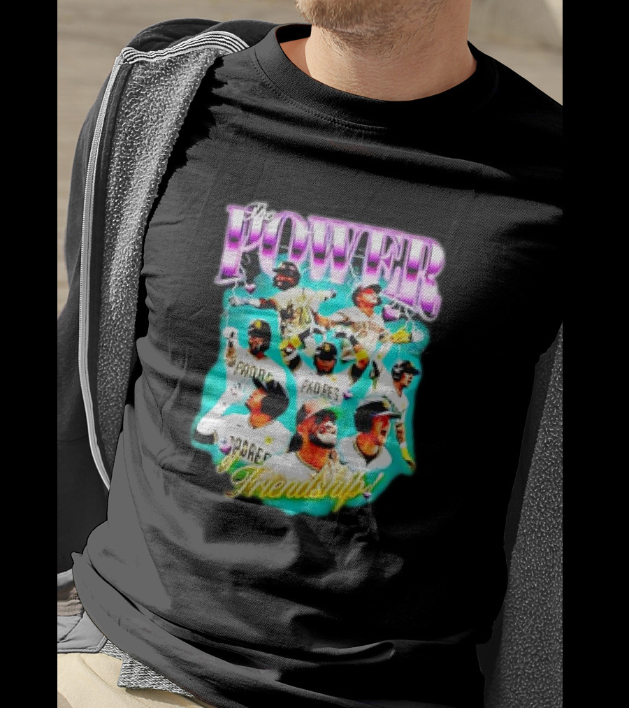 The Power Of Friendship Padres Baseball T-Shirt