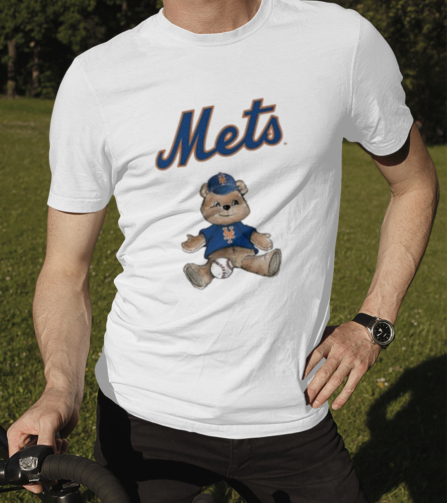 New York Mets Teddy Bear With Baseball T-Shirt