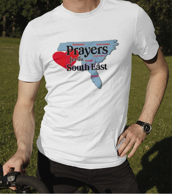 Prayers For The South East Hurricane Helene Survive Tennessee North Carolina Georgia South Carolina Florida T-Shirt