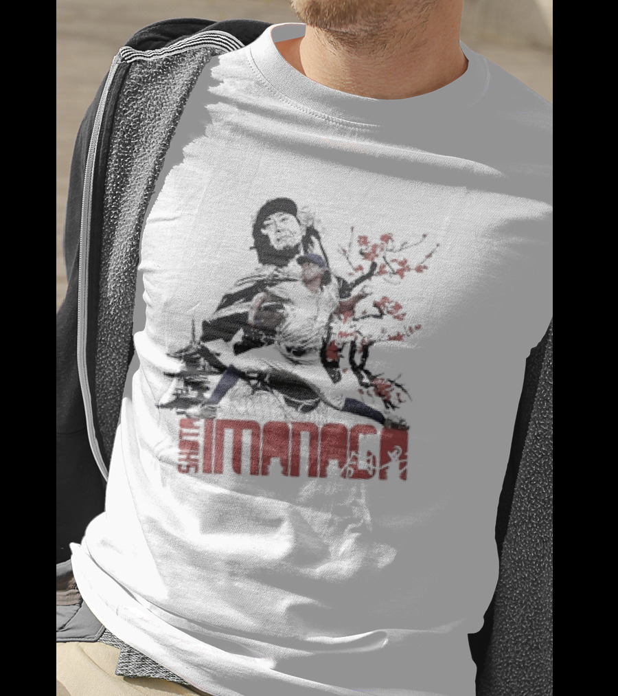 Shota Imanaga Chicago Cubs Cherry Blossom Pitcher With Pagoda And Warrior T-Shirt