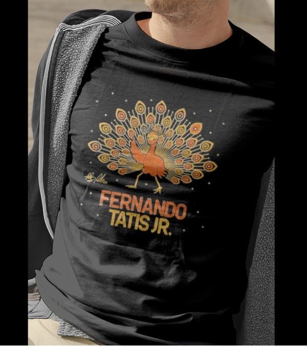 Fernando Tatis Jr Colorful Dancing Peacock T-Shirt