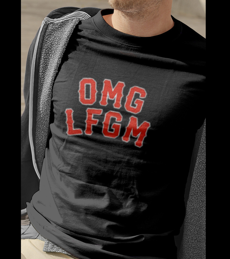 OMG LFGM New York M Baseball Catchphrase T-Shirt