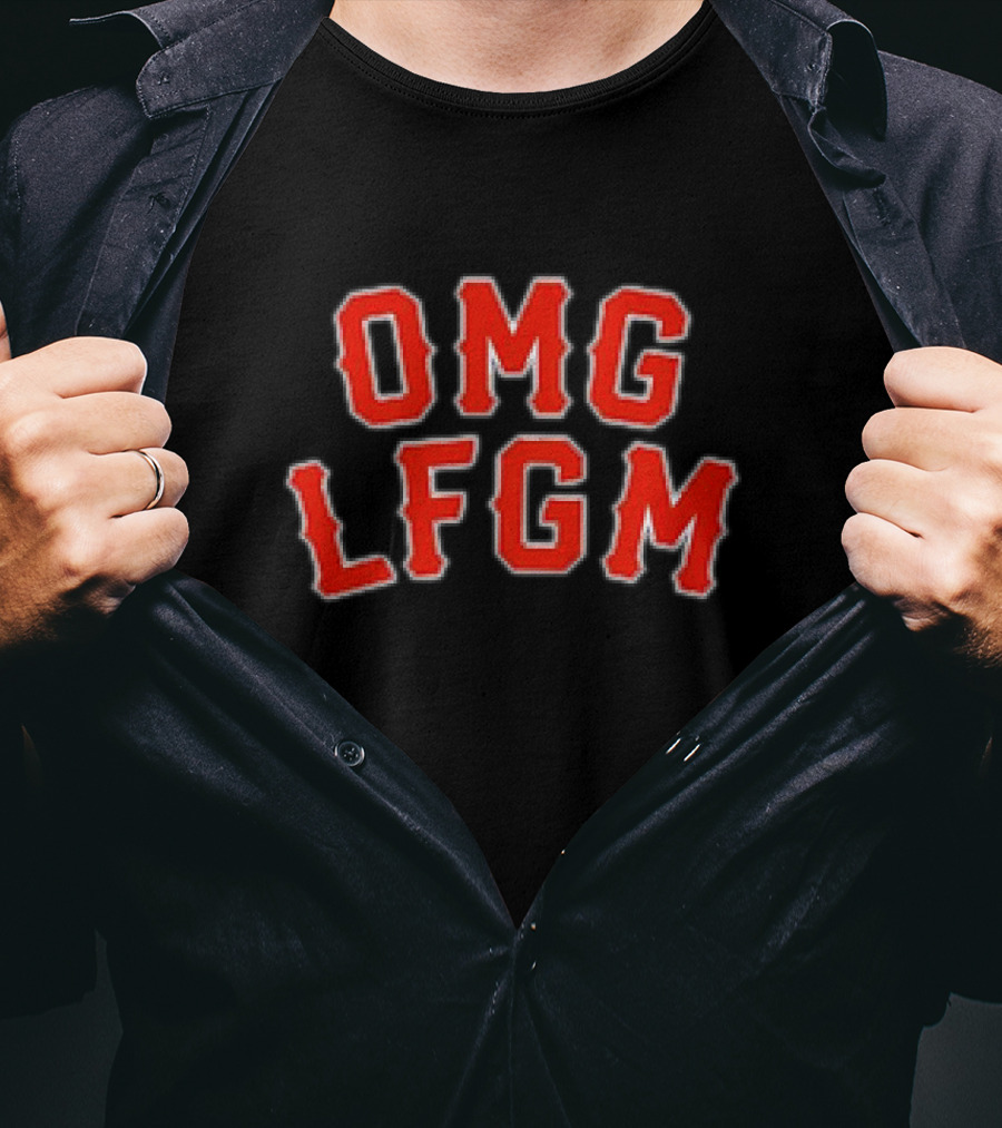 OMG LFGM New York M Baseball Catchphrase T-Shirt
