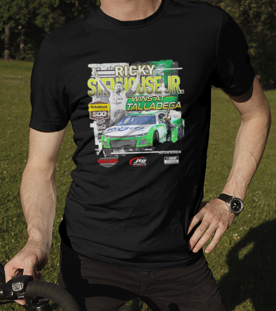 Ricky Stenhouse Jr. Wins At Talladega YellaWood 500 Race T-Shirt