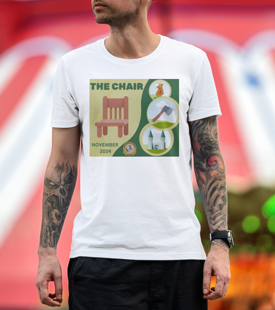 The Chair November 2024 Money Bag Axe Castle T-Shirt