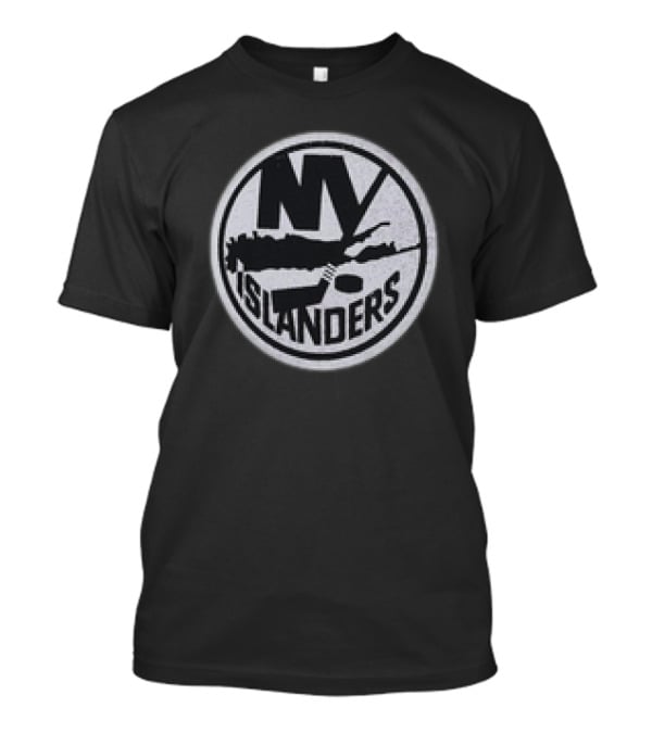 NY Islanders Made In Canada Vintage Hockey Emblem T-Shirt