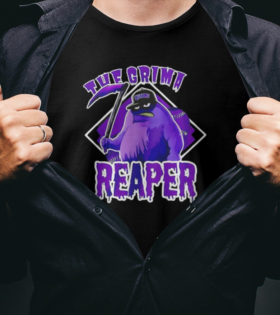 New York Mets The Grima Reaper Queens Baseball Character T-Shirt