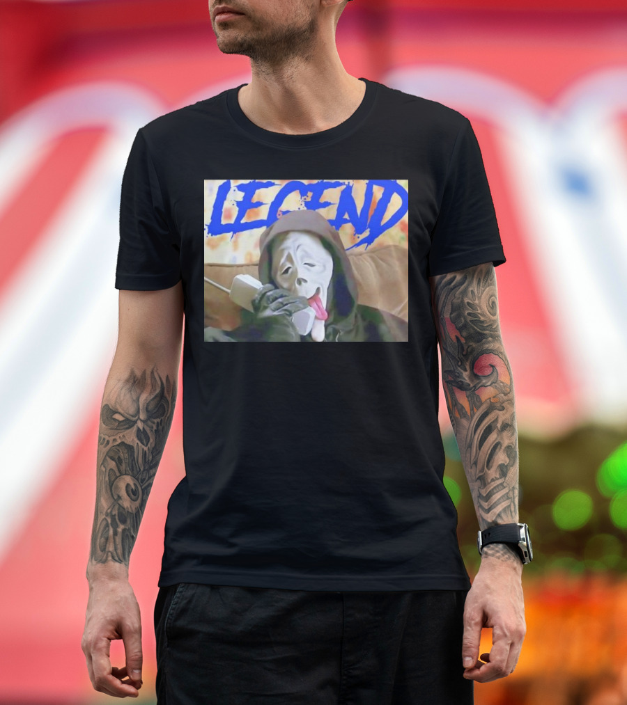 Legend Wazzup Spooky Retro T-Shirt