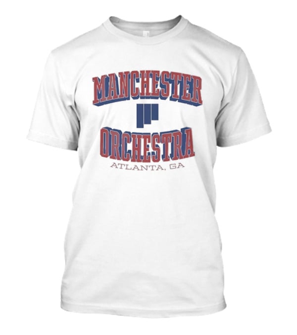 Manchester Orchestra Atlanta GA Blue T-Shirt