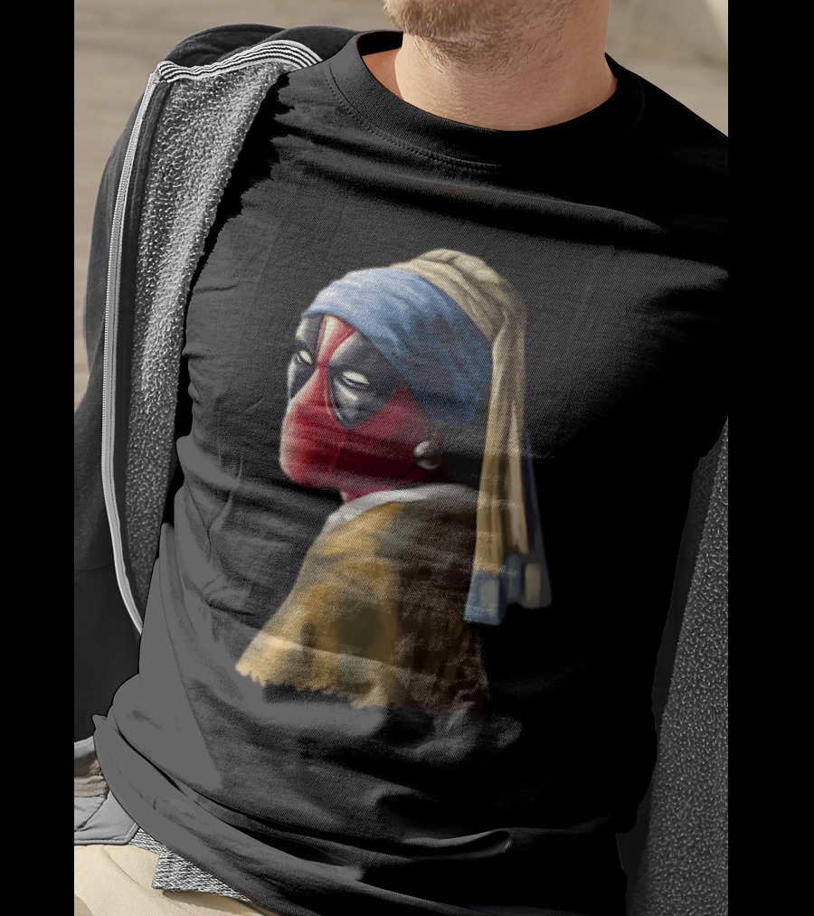 Deadpool With A Pearl Earring T-Shirt