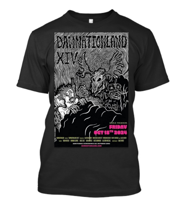 Damnationland XIV Tour World Premiere Friday Oct 18 T-Shirt