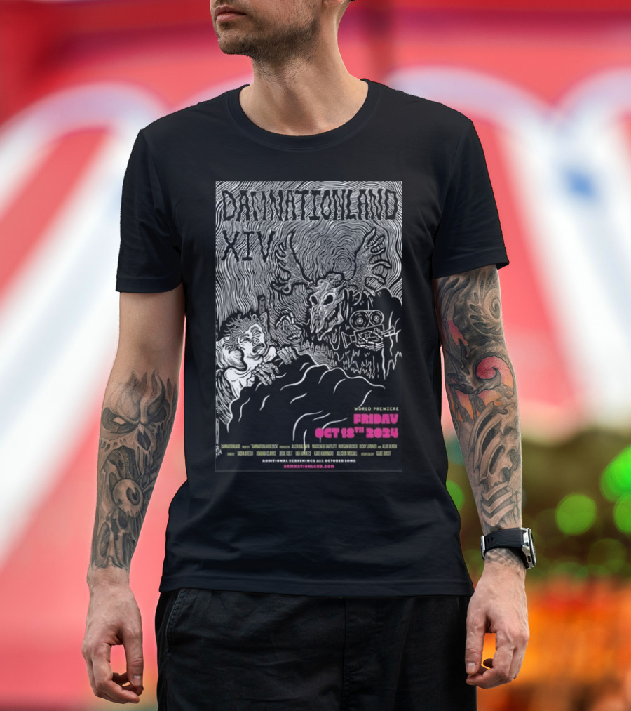 Damnationland XIV Tour World Premiere Friday Oct 18 T-Shirt