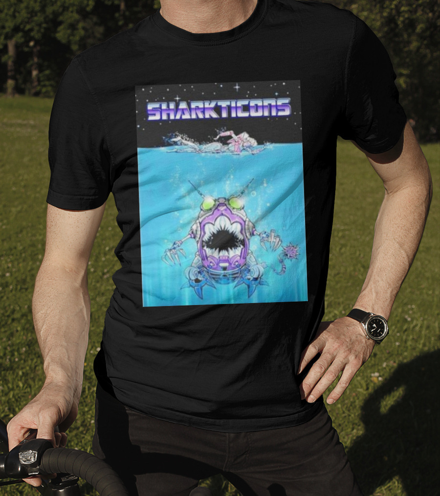 Sharkticons Underwater Robot Monsters T-Shirt