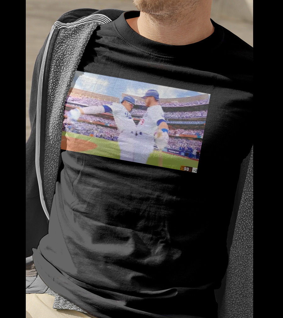 Kike Hernandez Gavin Lux Dodgers T-Shirt