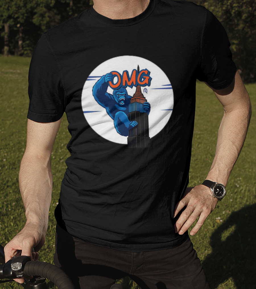 King Kong OMG Empire State Building New York Met T-Shirt