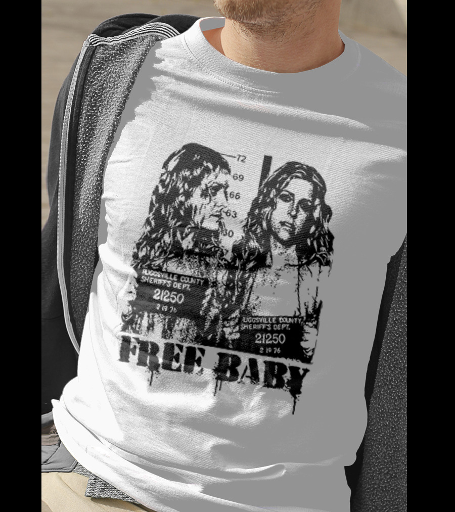 Free Baby Rugsville County Sheriff's Dept Mugshot 21250 T-Shirt