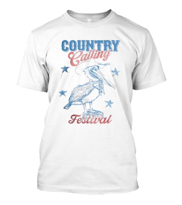 Country Calling Festival Pelican Stars T-Shirt