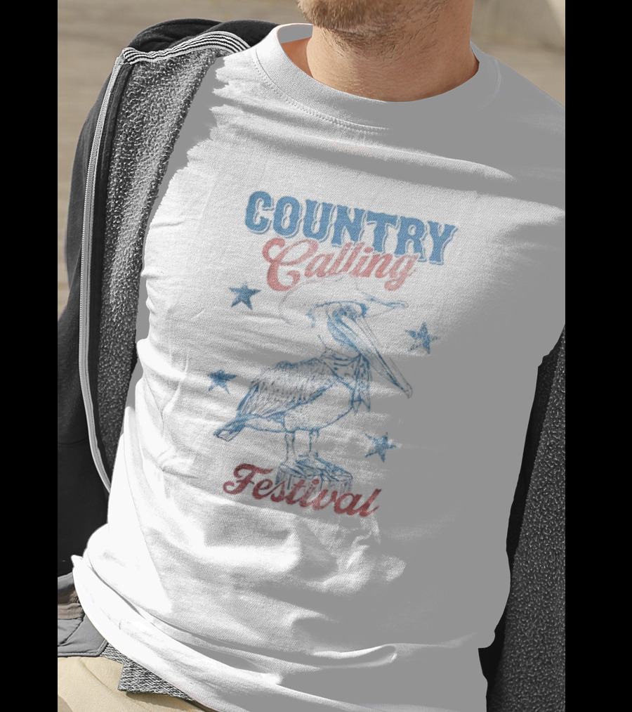 Country Calling Festival Pelican Stars T-Shirt