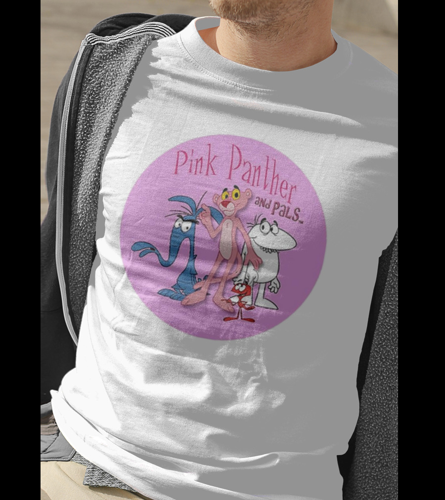 Pink Panther And Pals Circle Cartoons T-Shirt