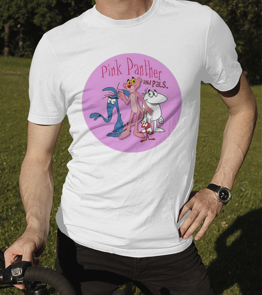 Pink Panther And Pals Circle Cartoons T-Shirt