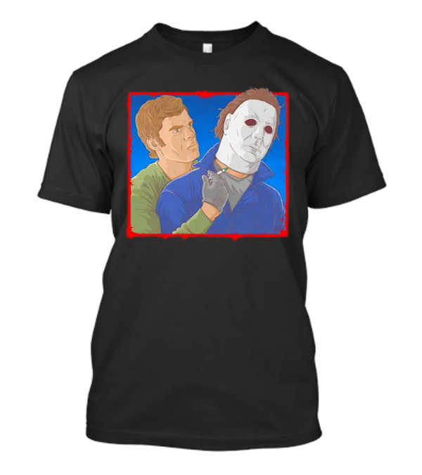 Dexter Morgan Versus Michael Myers Halloween Showdown T-Shirt