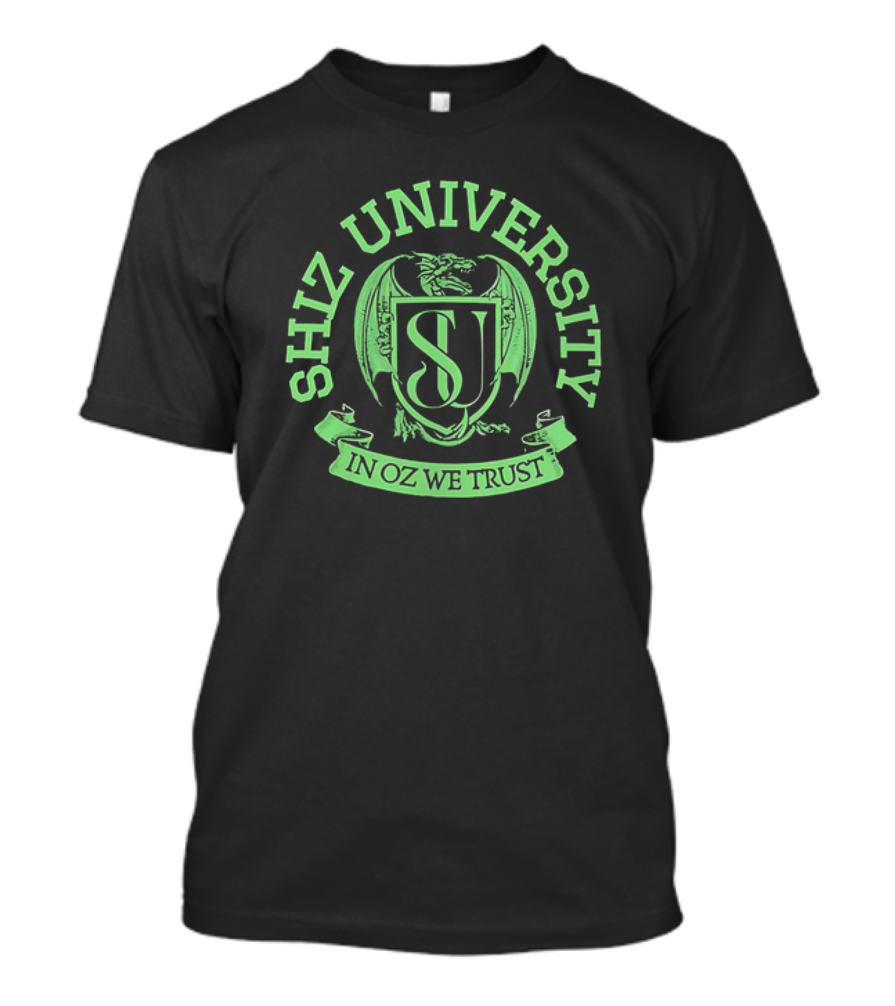 Shiz University In Oz We Trust Dragon Emblem T-Shirt