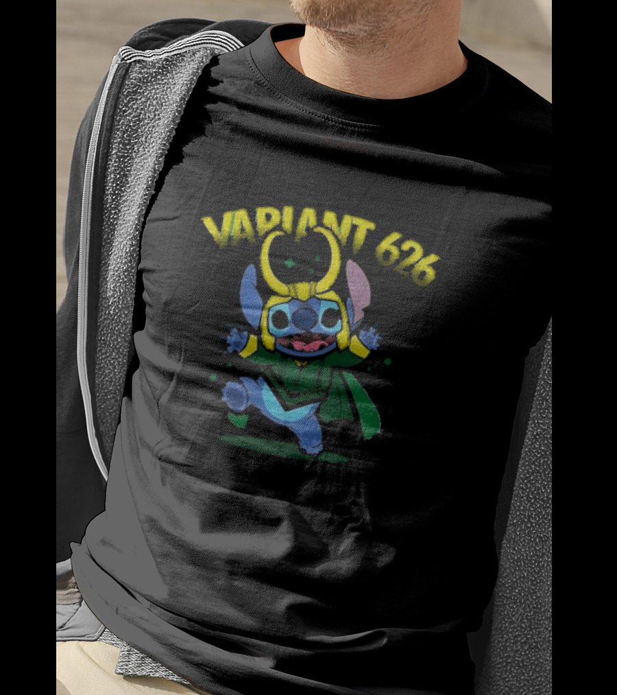 Variant 626 Cartoon Mash-Up Character With Mischievous Outfit And Horned Headpiece T-Shirt