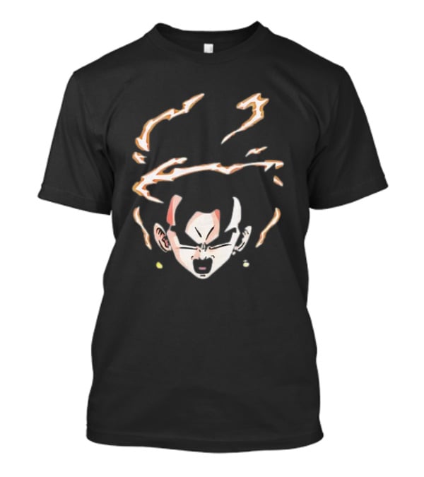 Vegito Dragon Ball Super Saiyan Fusion Face Anime T-Shirt