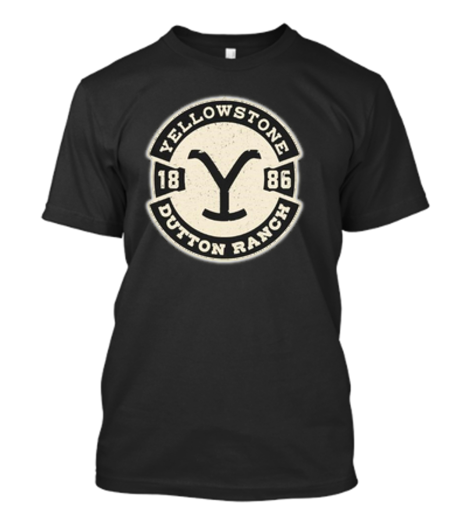 Yellowstone Dutton Ranch 1886 Badge Retro T-Shirt