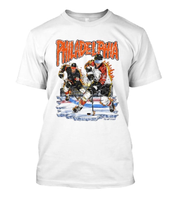 Philadelphia Flyers Hockey Matvei Michkov The Wait Is Over T-Shirt