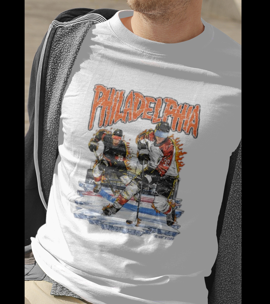 Philadelphia Flyers Hockey Matvei Michkov The Wait Is Over T-Shirt