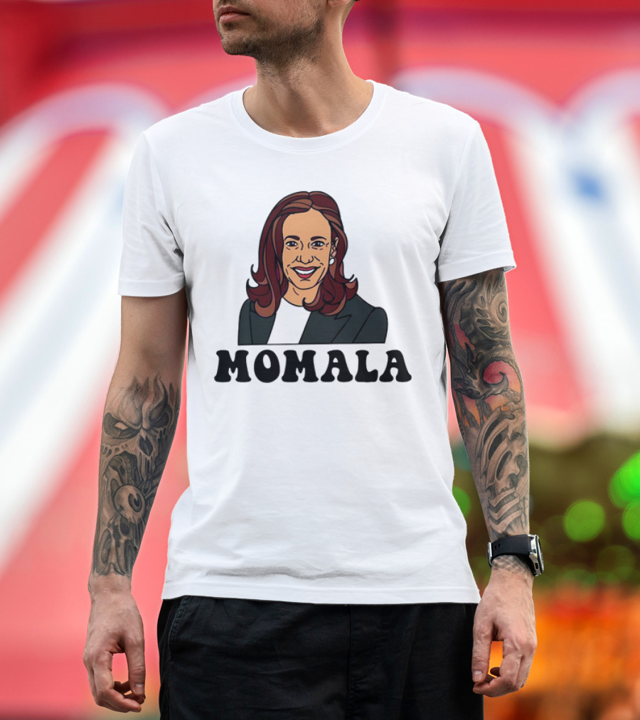 Momala Kamala Harris 2024 Funny Walz T-Shirt