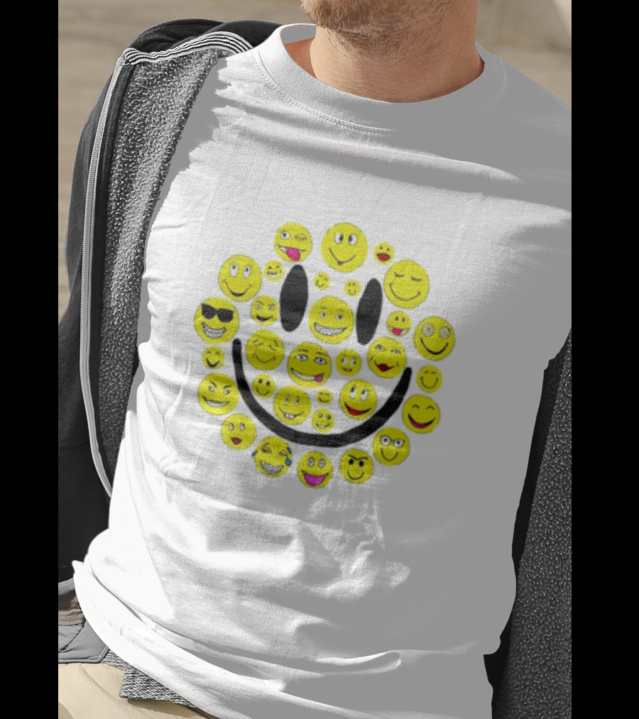 Smiles Icons Faces Collection T-Shirt