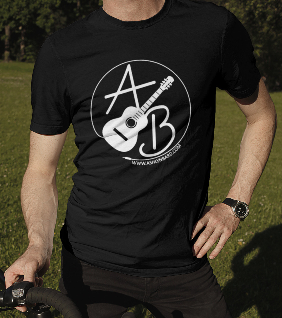 Ashlyn Bard AB Guitar Logo Www.ashlynbard.com T-Shirt