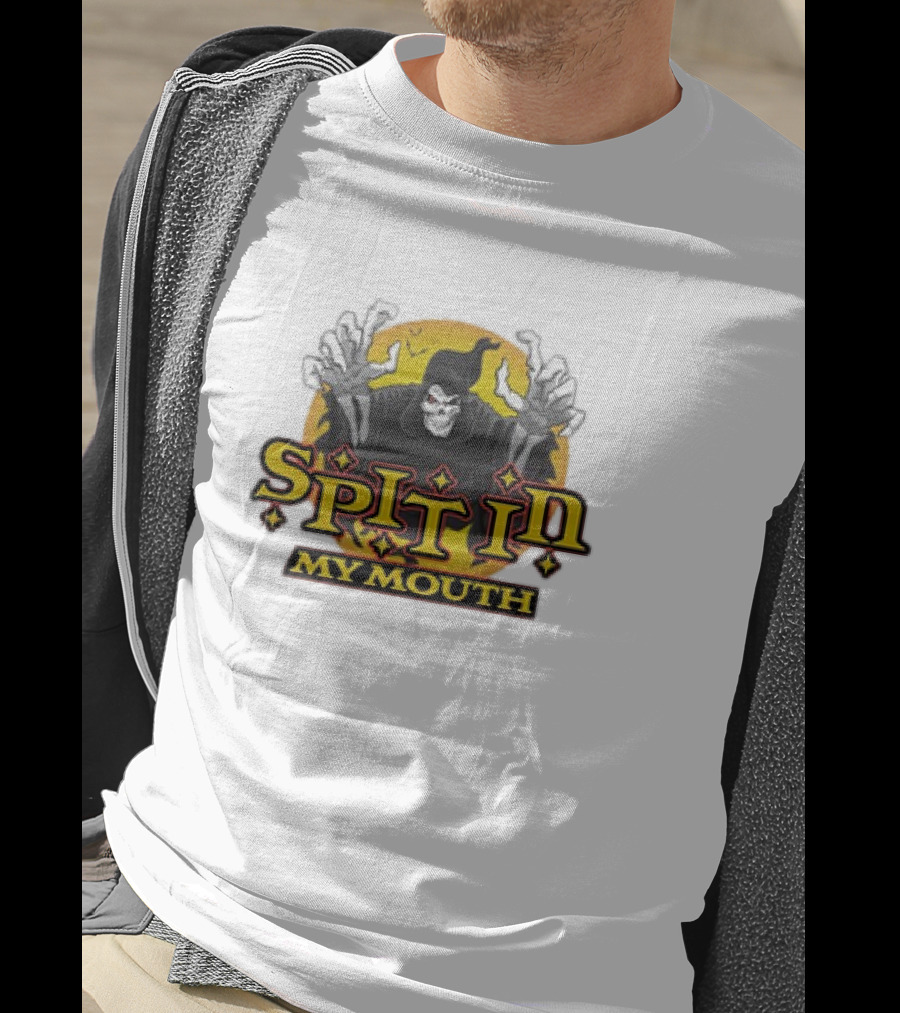 Death Spit In My Mouth Cartoon Retro T-Shirt