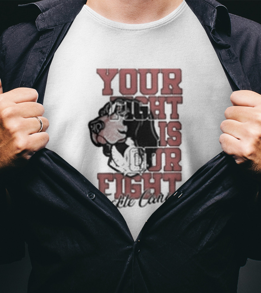 Your Fight Is Our Fight Tackle Cancer Tennessee Volunteers T-Shirt