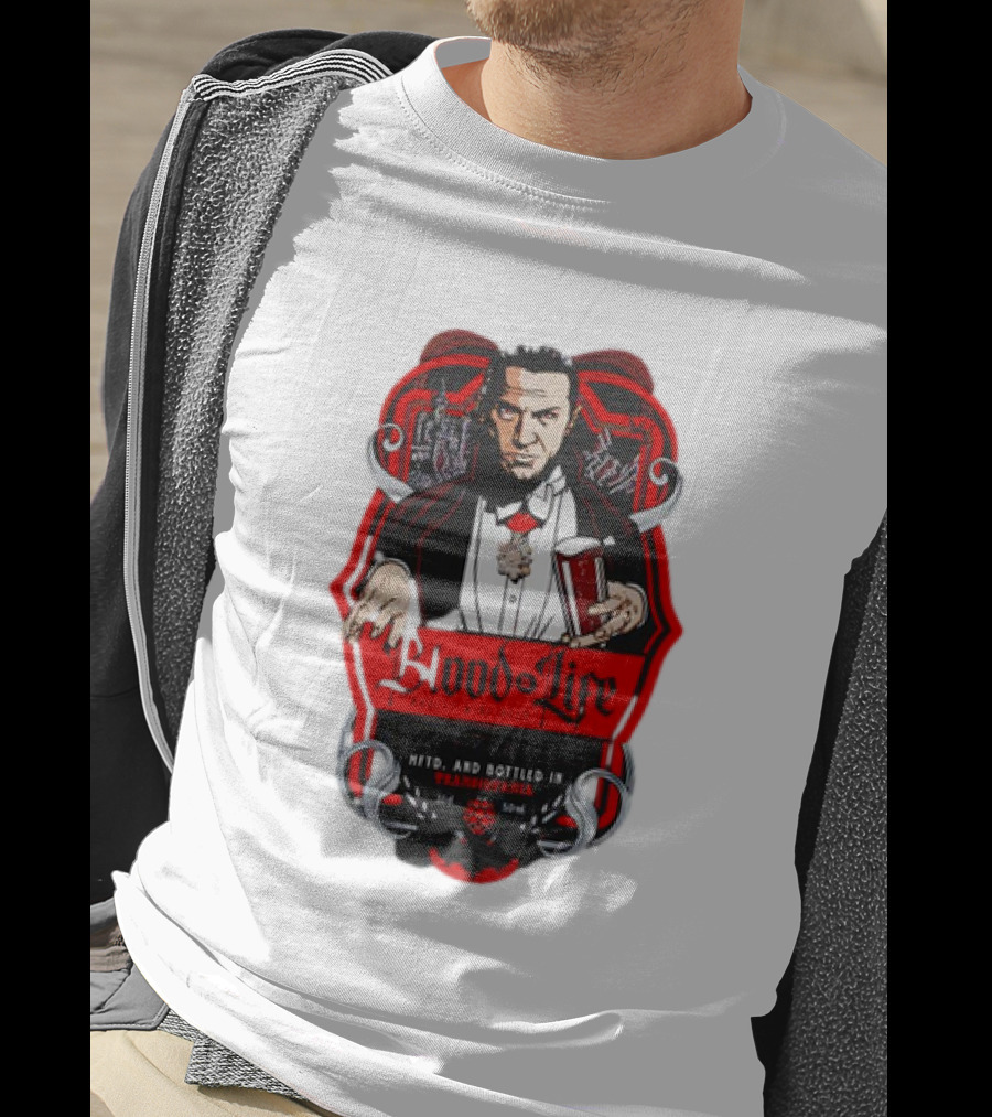 Dracula Blood Is Life Barley Wine Beer Brewed In Transylvania With Children Of The Night’s Taste T-Shirt
