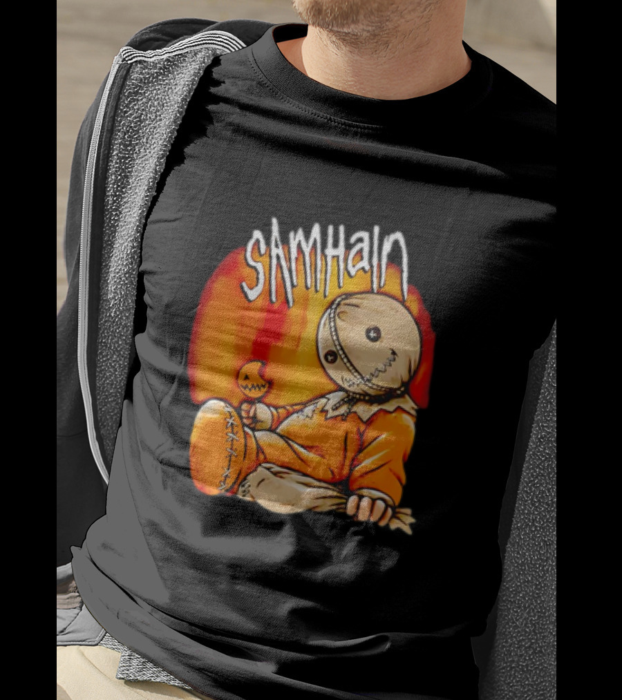 Samhain Trick 'r Treat Sam Korn's Issues Album Mashup T-Shirt