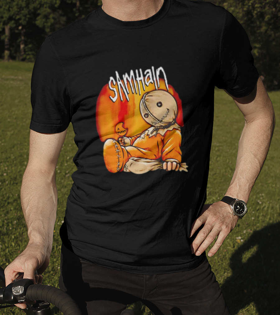 Samhain Trick 'r Treat Sam Korn's Issues Album Mashup T-Shirt