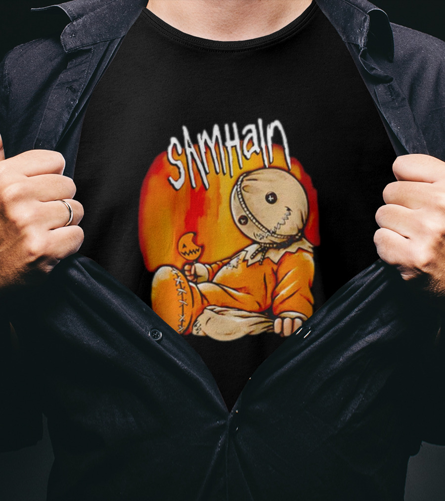 Samhain Trick 'r Treat Sam Korn's Issues Album Mashup T-Shirt